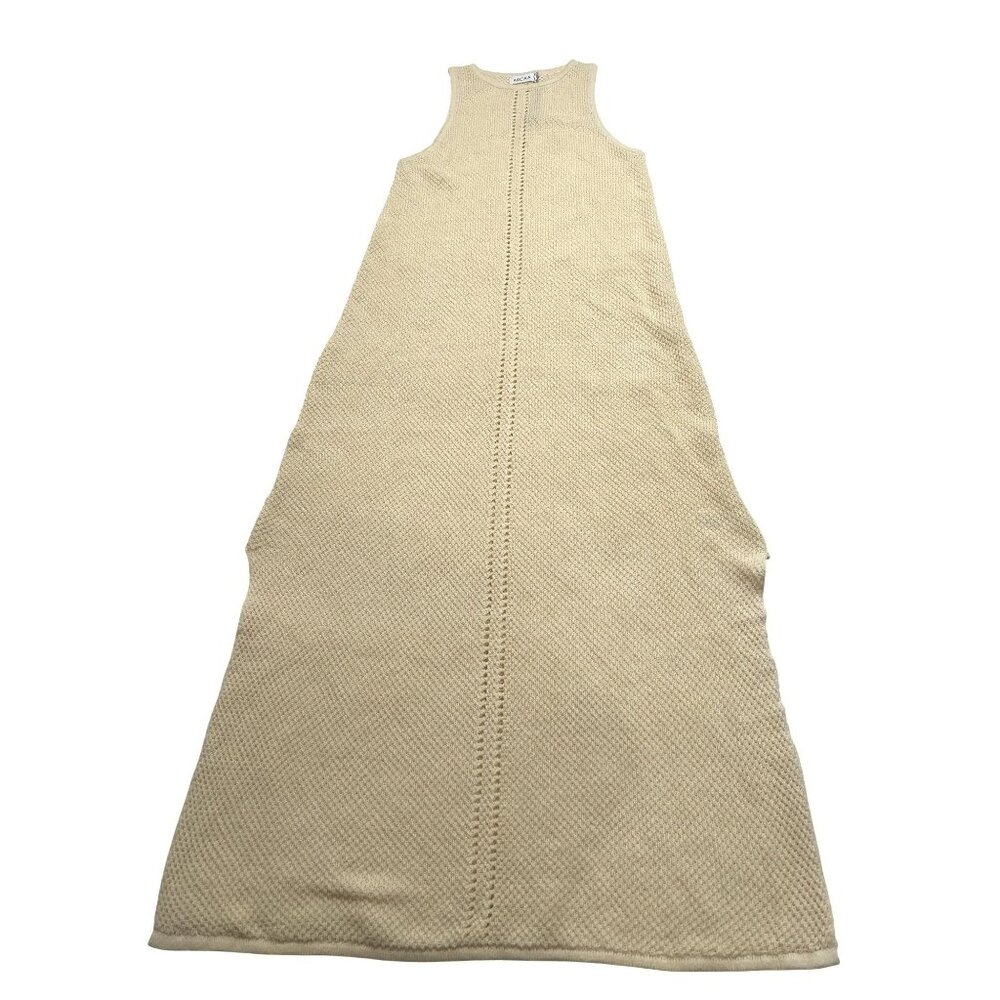 ARCAA Sloane Organic Cotton Linen Dress in Butter